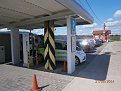 Dalitrans logistický areál, kryté vyhrazené stání rychlonabíječky Greenway detail
